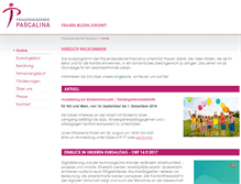 Tablet Screenshot of pascalina.at